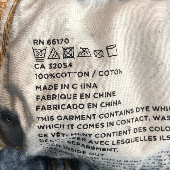 ⭐️ BDG Urban Outfitters High Rise Dree Cheeky Jean Denim Shorts Size 25 - Picture 6 of 9